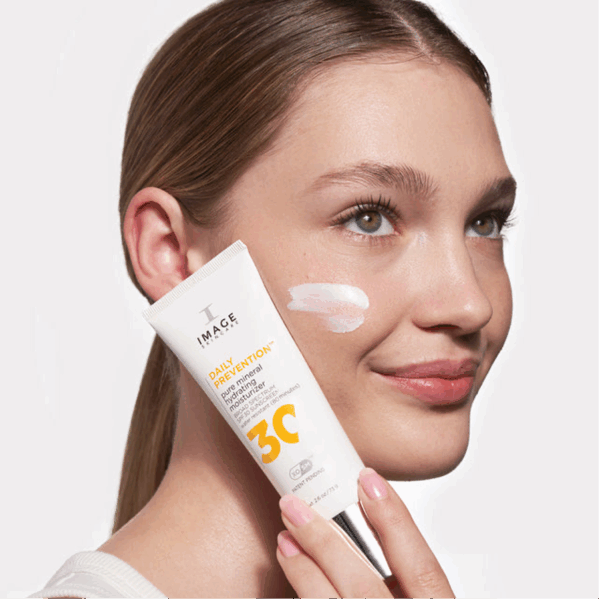 Texture et contenu de la Crème Hydratante Minérale Pure FPS 30 73ml