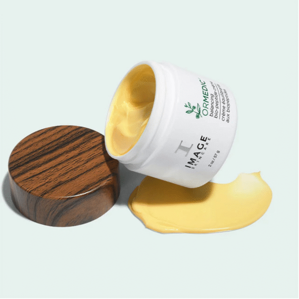 Texture et contenu du pot ORMEDIC Crème Équilibrante aux Biopeptides 57g